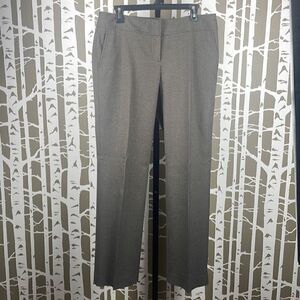 Ann Taylor LOFT Marisa Wide Leg Houndstooth Print Pant sz 8 Upcycled Buttons